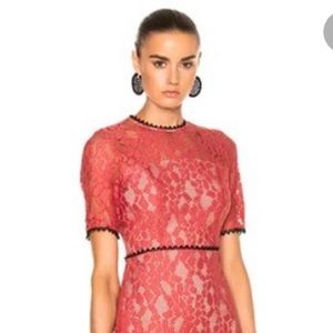 Alexis Lace midi Dress Size L NWT